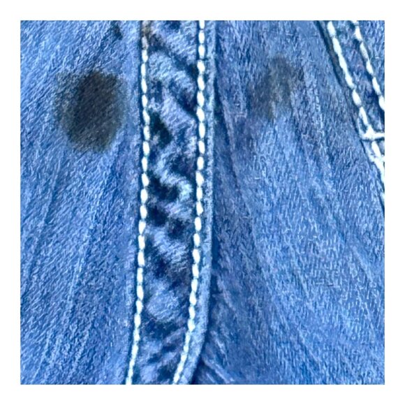 BKE Jeans Women's 28x33.5 28x33  20 Stretch Flare Bootcut Medium Wash Denim READ - Picture 3 of 8